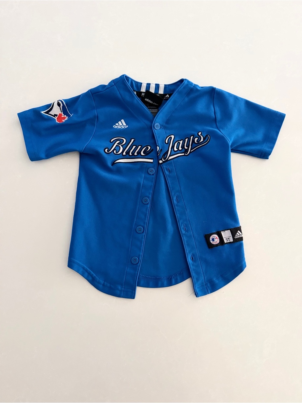 Vintage Adidas Toronto Blue Jays Toddler Baseball Jersey • Size 3T
